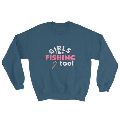 Fishing Girl Sweatshirt AD01
