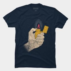A person fears are lighter hand Tshirt EC01