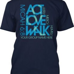 Act Love Walk T-shirt ZK01