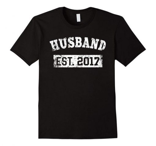 Mens Husband Est 2017 T-Shirt AV01