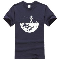 Astronaut The Moon T Shirt SR01