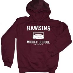 Hawkins Middle School Hoodie EL01