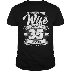Wedding Day 35th Anniversary T-shirt DS01