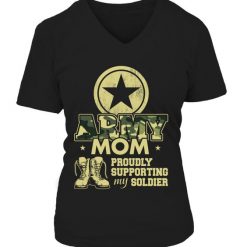 Army Mom Proudly Camo T-shirts FD01