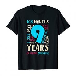 9th Birthday Tshirt EL2N
