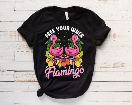 About Inner Flamingo T Shirt SR20J0