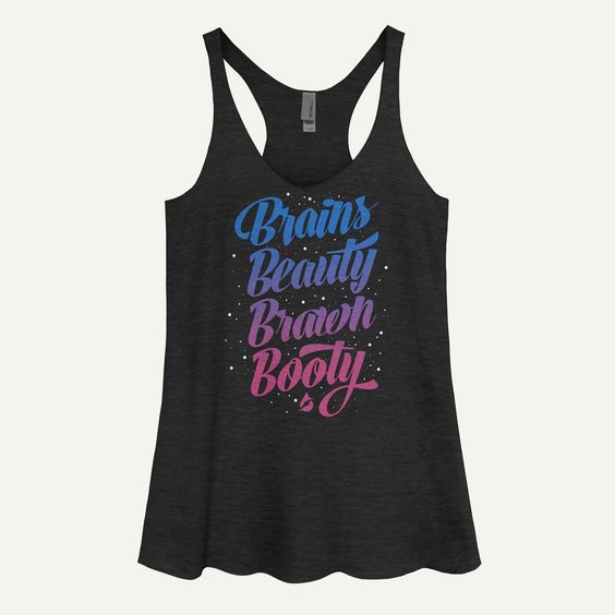 Brains Beauty Brawn Tank Top SR22J0 - looseteeshirt.com