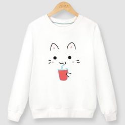 Cat Drink Sweatshirt EL6F0