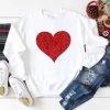 Glitter Heart Sweatshirt EL5F0