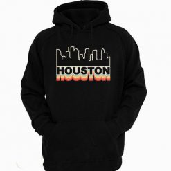 Houston Skyline Rainbow Hoodie FD7F0