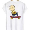 Charlie Brown Skateboard Tshirt Ty31M0