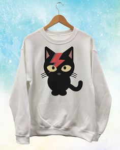 Bowie Cat Sweatshirt TU18JN0