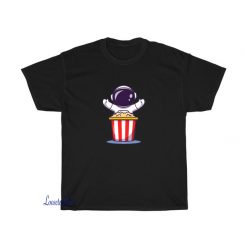 astronaut popcorn T-shirt FD