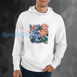 aesthetic flower hoodie
