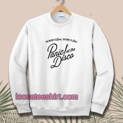 panic-at-the-disco-White-Sweatshirt